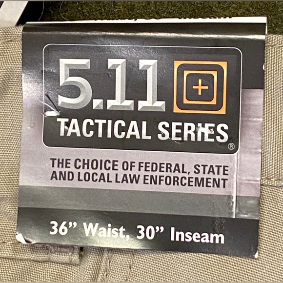 NEW 5.11 Tactical Pants, Men’s 36 Waist 30 Inseam, Khaki color - Picture 9 of 9